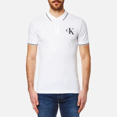 Calvin Klein Men's True Icon Slim Fit Polo Shirt - Bright White