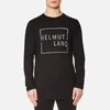 Helmut Lang Men's Long Sleeve Square Logo T-Shirt - Black - Image 1