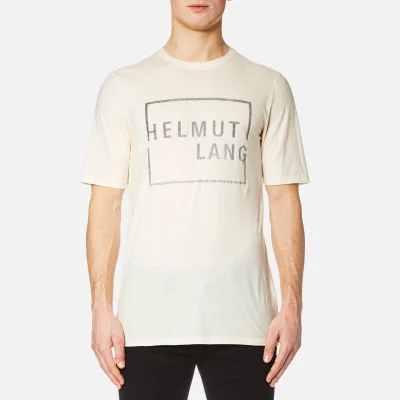 Helmut Lang Men's Square Logo T-Shirt - Cream