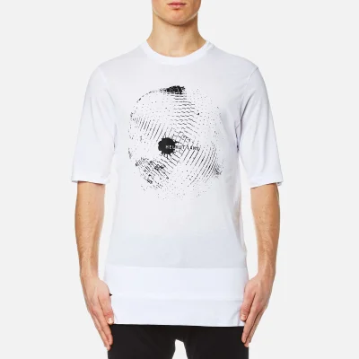 Helmut Lang Men's Disco Ball Print T-Shirt - Optic White