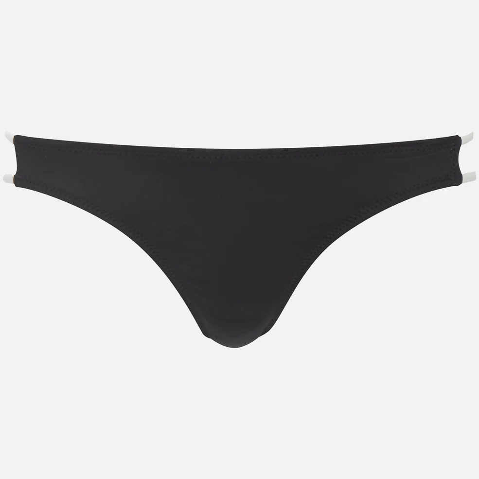 Solid & Striped Women's The Thea Bikini Bottoms - Black/Cream Image 1