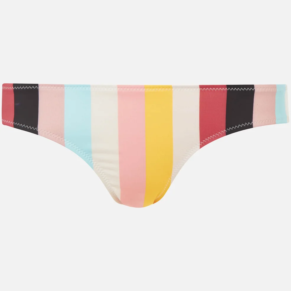 Solid & Striped Women's The Elle Spring Bikini Bottoms - Multi/Stripe Image 1