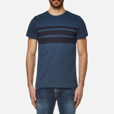 A.P.C. Men's Jimmy Stripe T-Shirt - Bleu Fonce