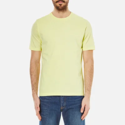 Folk Men's Crew Neck T-Shirt - Soft Lemon