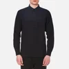 Folk Men's Long Sleeve Shirt - Soft Navy - Image 1