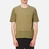 Folk Men's Panelled T-Shirt - Soft Military - Image 1