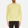 Folk Men's Crew Neck Sweatshirt - Soft Lemon - Image 1