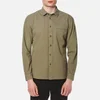 Folk Men's Elbow Patch Shirt - Soft Military - Image 1