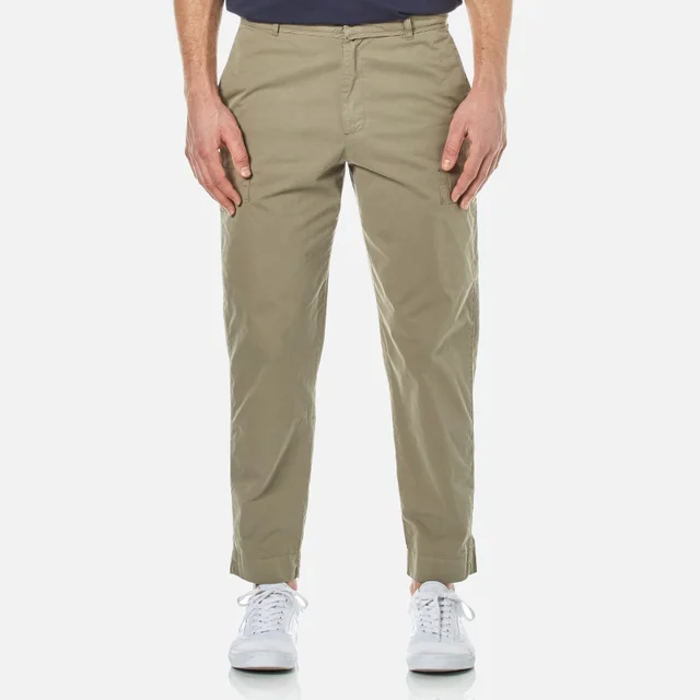 Folk Men's Cropped Trousers - Soft Military