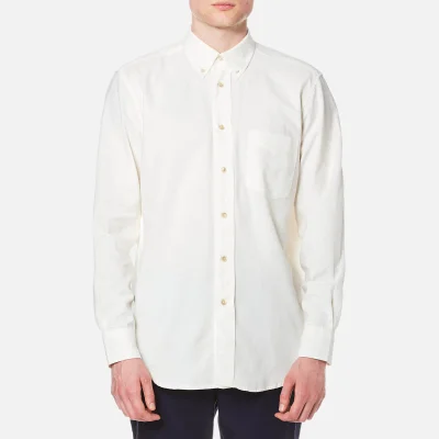 Our Legacy Men's Original Button Down Basket Weave Shirt - White