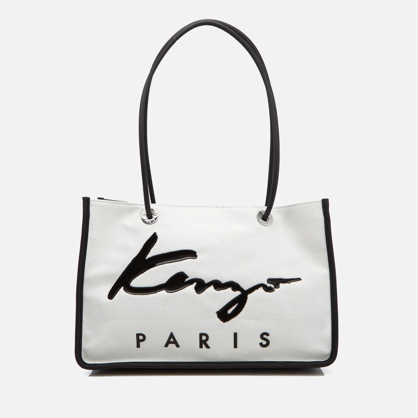 KENZO Women's Essentials East West Tote Bag - White Image 1
