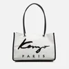 KENZO Women's Essentials East West Tote Bag - White - Image 1