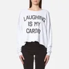Wildfox Women's Laughing is My Cardio Sweatshirt - Clean White - Image 1