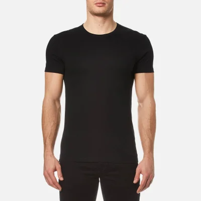 Paul Smith Men's Crew Neck Cotton T-Shirt - Black