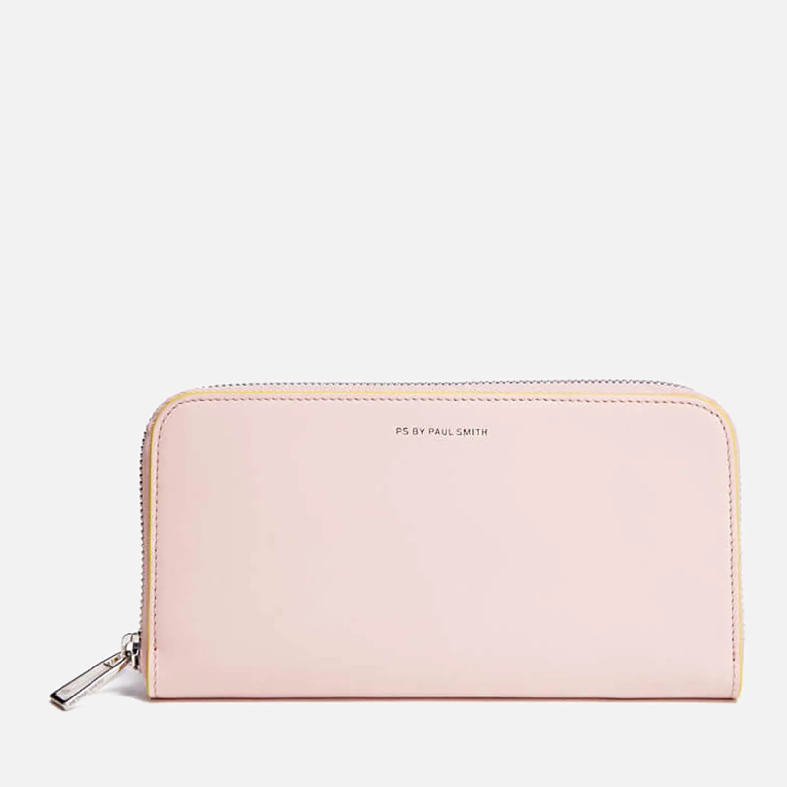PS by Paul Smith Women's Large Zip Leather Purse - Blush Image 1