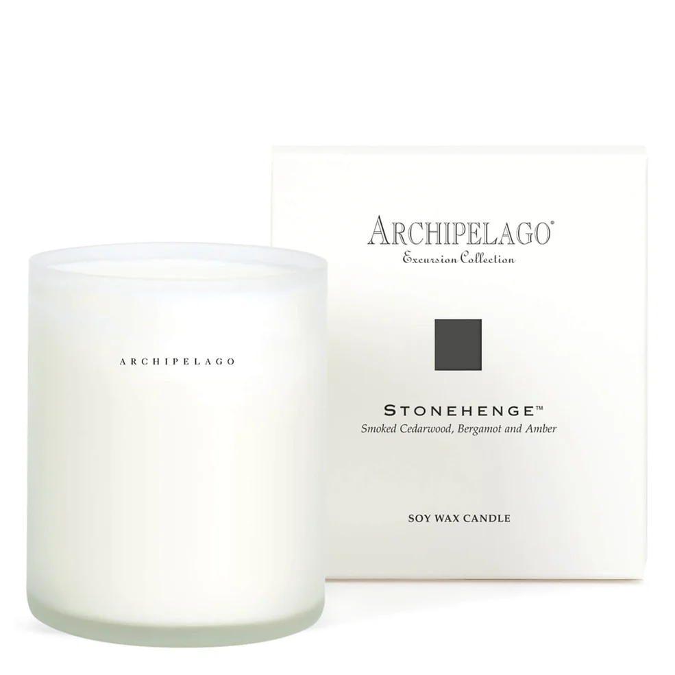 Archipelago Botanicals Boxed Stonehenge Candle 270g Image 1