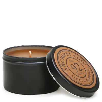 Archipelago Botanicals Wood Collection Tabac and Oudwood Tin Candle 162g
