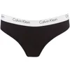 Calvin Klein Women's Ck One Logo Thong - Black - Image 1