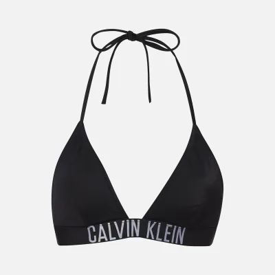Calvin Klein Women's Triangle Bikini Top - Black