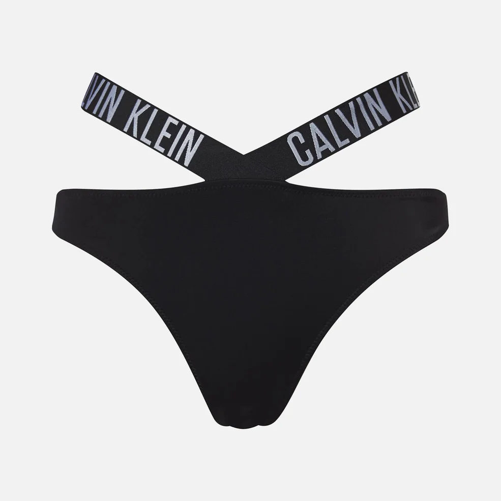 Calvin Klein Women's X Bikini Bottoms - Black Image 1