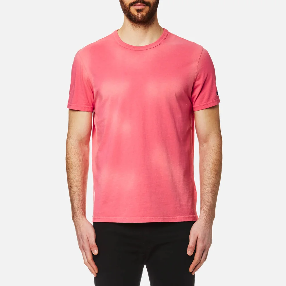 Champion Men's Crew Neck T-Shirt - Pink Image 1
