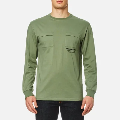 Maharishi Men's Long Sleeve T-Shirt Militaire Couvert - Patina