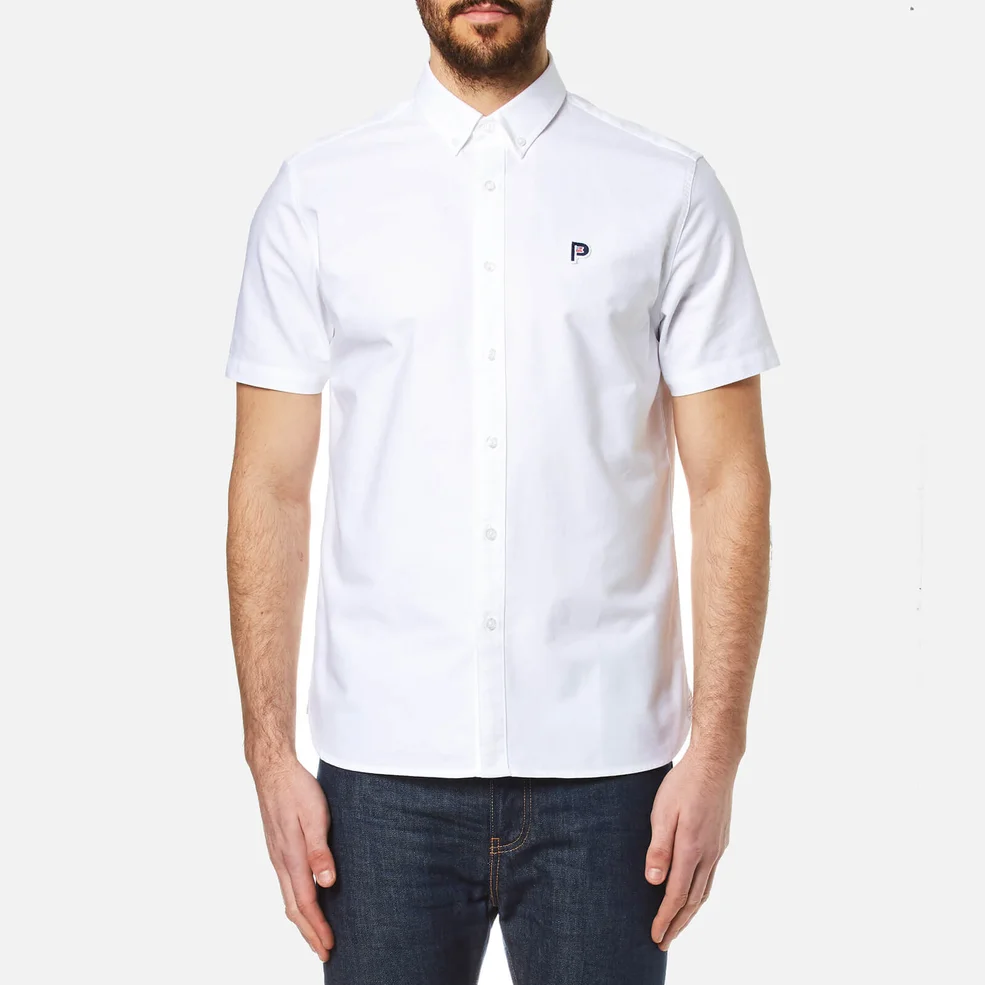 Penfield Men's Danube Short Sleeve Shirt - White Image 1