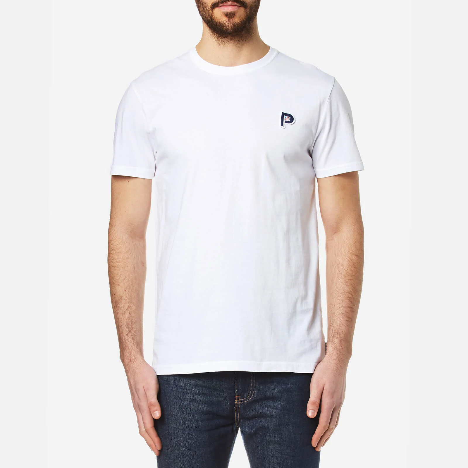 Penfield Men's Perris Crew Neck T-Shirt - White Image 1