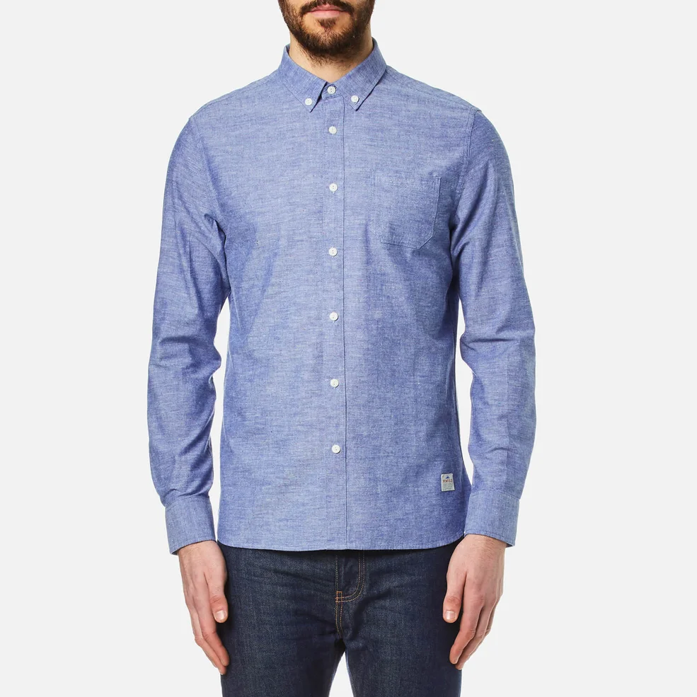 Penfield Men's Hadley Long Sleeve Shirt - Blue Image 1