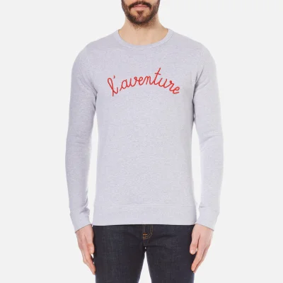 Maison Labiche Men's L'Aventure Sweatshirt - Heather Grey