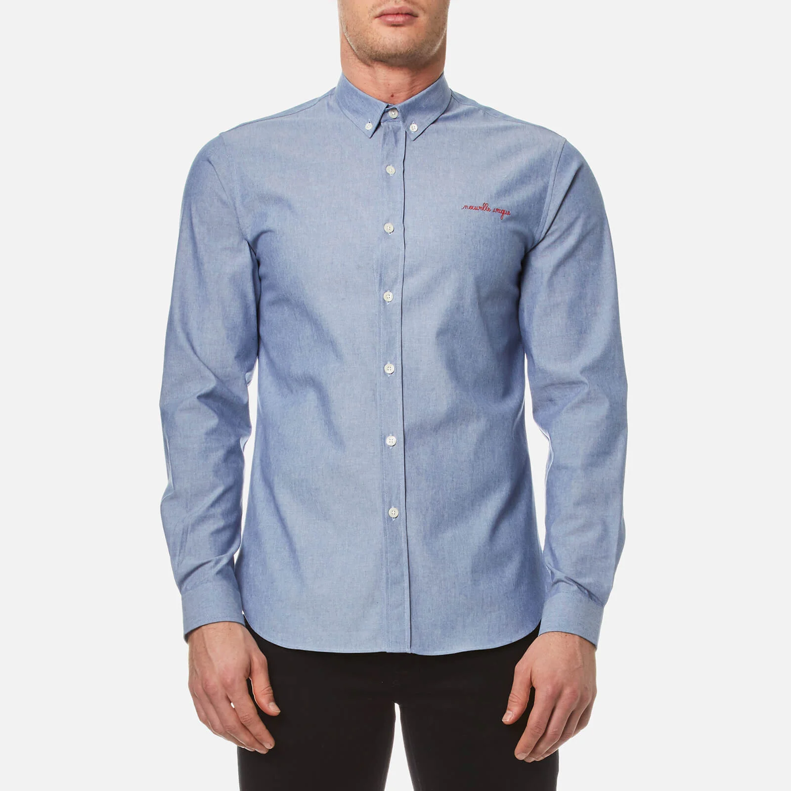 Maison Labiche Men's Nouvelle Vague Long Sleeve Shirt - Summer Blue Image 1