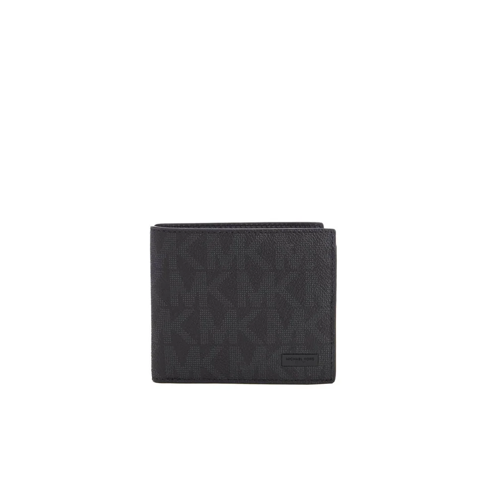 Michael Kors Men's Jet Set Billfold Wallet with Coin Pocket - Black Image 1