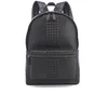 Michael Kors Men's Bryant Pebble Leather Studded Backpack - Black - Image 1