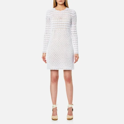 MICHAEL MICHAEL KORS Women's Crochet Sweater Dress - White