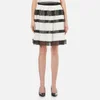 MICHAEL MICHAEL KORS Women's Stripe Lace Full Skirt - Black - Image 1