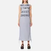McQ Alexander McQueen Women's Eyelet Tank Dress - Cloud Grey Melange - Image 1