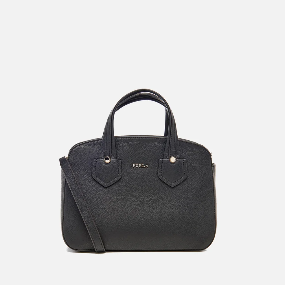 Furla Women's Giada Small Tote Bag with Zip - Black Image 1