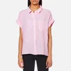 Rails Women's Whitney Short Sleeve Shirt - Melon/White Stripe - Image 1