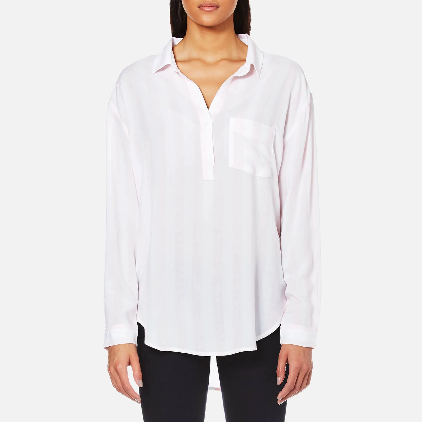 Rails Women's Elle Stripe Shirt - Peony White Image 1