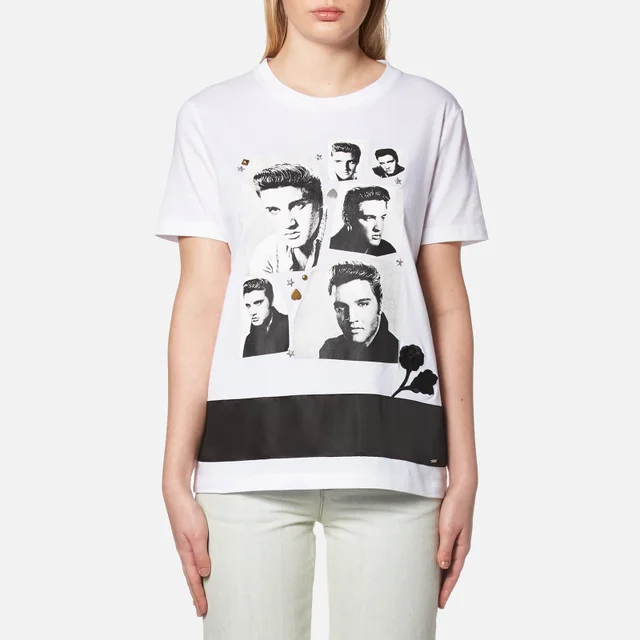 Coach Women's Elvis Collage T-Shirt - White