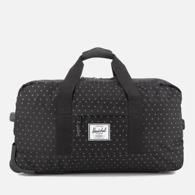 Herschel Supply Co. Wheelie Outfitter Travel Duffle Bag - Black Gridlock