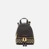 MICHAEL MICHAEL KORS Women's Rhea Zip Studded XS Messenger Backpack - Black - Image 1