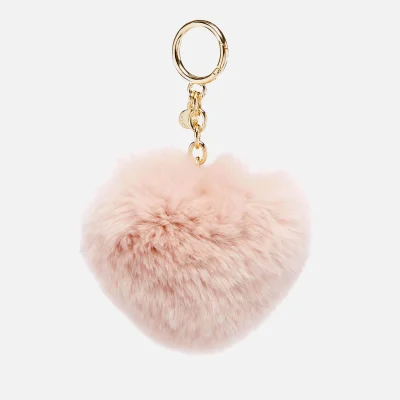 MICHAEL MICHAEL KORS Women's Pom Pom Heart Key Ring - Soft Pink