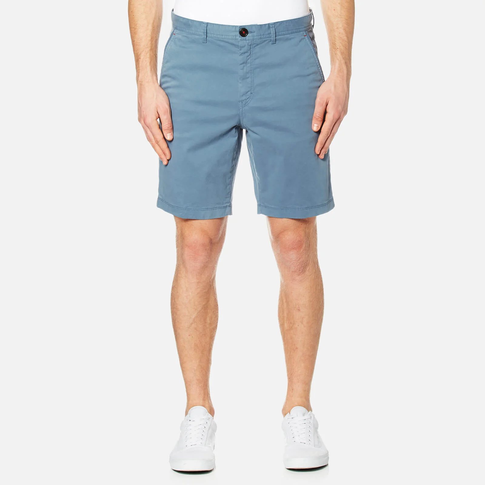 Michael Kors Men's Slim Garment Dye Shorts - Blue Grey Image 1