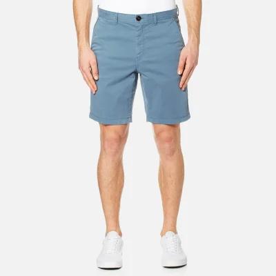 Michael Kors Men's Slim Garment Dye Shorts - Blue Grey