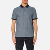 Michael Kors Men's Grid Birdseye Polo Shirt - Midnight - Image 1