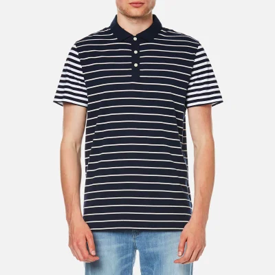 Michael Kors Men's Stripe Block Polo Shirt - Midnight