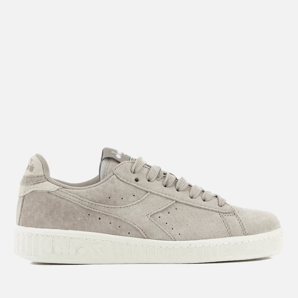 Diadora Women's Game Low S Suede Trainers - Grey Silver Image 1