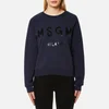 MSGM Women's Logo Sweatshirt - Navy - Image 1
