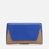 Diane von Furstenberg Women's Uptown Clutch Bag - Taupe Cobalt - Image 1